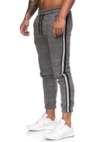 2022 Hot Men&#39;s Stripe Pants Casual Loose Pencil Pants Slim Fit Plaid Side Stripe Skinny Jogger Casual High Quality Pants