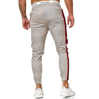 2022 Hot Men&#39;s Stripe Pants Casual Loose Pencil Pants Slim Fit Plaid Side Stripe Skinny Jogger Casual High Quality Pants