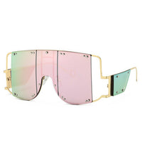 Square Over-sized Mirror Sunglasses - Biwav