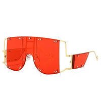 Square Over-sized Mirror Sunglasses - Biwav