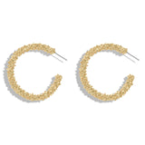 Rainbow Crystal Hoop Earrings - Biwav