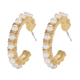 Rainbow Crystal Hoop Earrings - Biwav