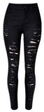 2020 High Waist Skinny Pencil Pants Woman Ripped Jeans For Women Denim - Biwav