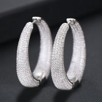 Big Hoop Earrings Round Circle Hoop - Biwav