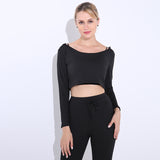 Women Sportwear Two Piece Set Casual Long Sleeve 2 Piece Set Women Two Piece Outfits Leggings Women - Biwav