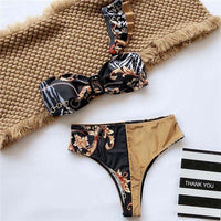 Sexy Leopard Bikinis 2020 Micro Bikini Set Push Up Thong Biquini High Cut Swimwear - Biwav