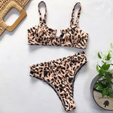 Sexy Leopard Bikinis 2020 Micro Bikini Set Push Up Thong Biquini High Cut Swimwear - Biwav