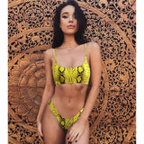 Sexy Leopard Bikinis 2020 Micro Bikini Set Push Up Thong Biquini High Cut Swimwear - Biwav