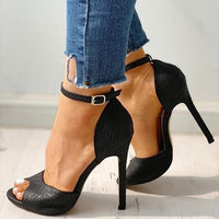 High Heels Pumps Peep Toe - Biwav