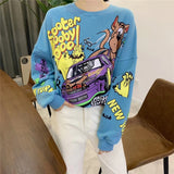 New Fashion Cartoon Over-sized Sweatshirts