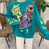 New Fashion Cartoon Over-sized Sweatshirts