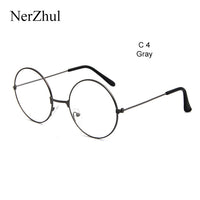 Round eyeglasses glasses frame men/women clear glasses - Biwav