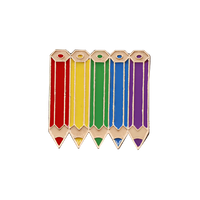 Pride Rainbow Flags Brooches Badge Denim Jackets Jewelry - Biwav