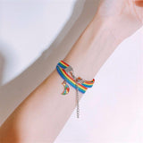 Nepal Rainbow Bracelets for Pride - Biwav