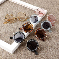 New Infant Kids Baby Girls Boys Fashion Sunglasses Letter Solid Sun Glasses 12 Colors Outdoor Beach protection Accessories - Biwav