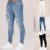 Men slim ripped jeans - Biwav