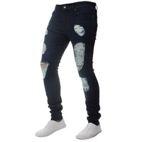 Men slim ripped jeans - Biwav