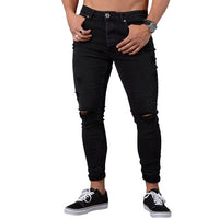 Men slim ripped jeans - Biwav