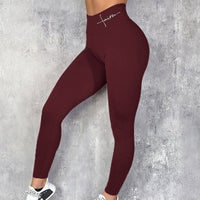 Women Gym Leggings Push Up High Waist Pocket Workout Slim Leggings - Biwav