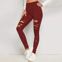 Women Gym Leggings Push Up High Waist Pocket Workout Slim Leggings - Biwav