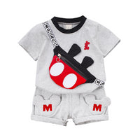 New Summer Baby Clothes Suit Children Cartoon T Shirt Shorts 2Pcs/set Toddler - Biwav