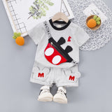 New Summer Baby Clothes Suit Children Cartoon T Shirt Shorts 2Pcs/set Toddler - Biwav