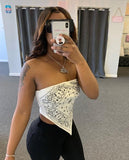 Cute Sexy Graphic Bandanna Crop Top Women - Biwav