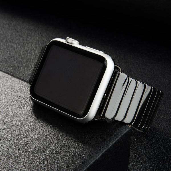 Stainless steel buckle bracelet Apple watch - Biwav