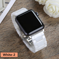 Stainless steel buckle bracelet Apple watch - Biwav