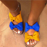 Women Sandals Flat Sandals Bow-Knot Comfort Anti-Slip - Biwav