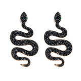 Vintage Long Snake Earrings for Women European Jewelry - Biwav