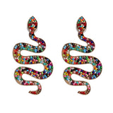 Vintage Long Snake Earrings for Women European Jewelry - Biwav