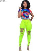 New women galaxy letter tie dyed 3d design print o-neck short sleeve tee top fashion casual t-shirts summer  3702 - Biwav